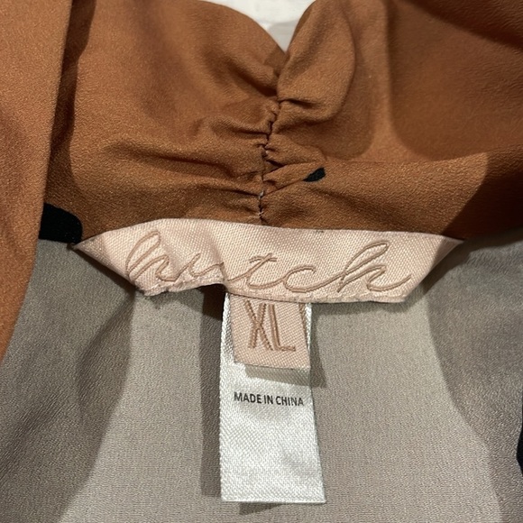 Hutch Brown Leopard Print Blouse - Picture 3 of 10